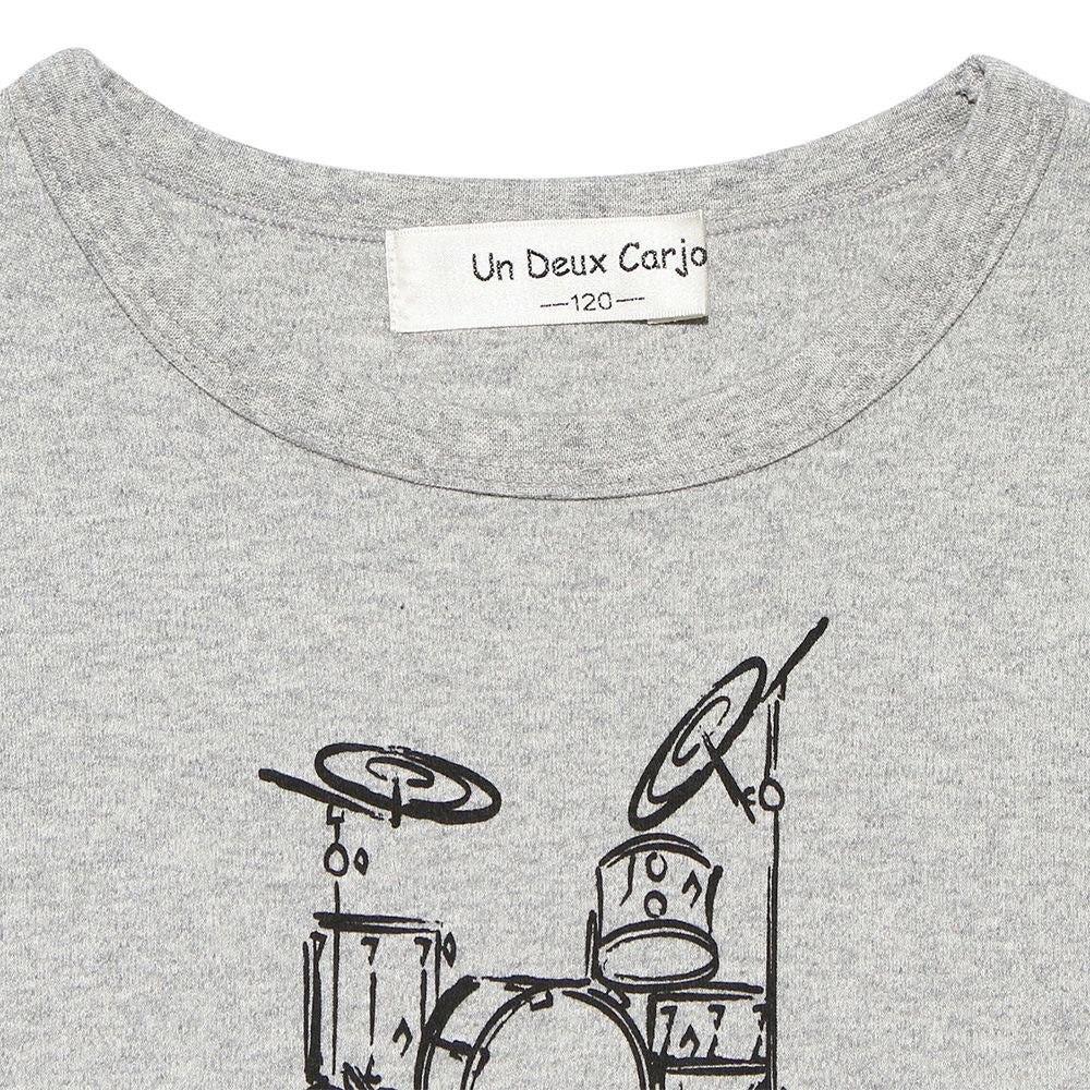Children's clothing boy 100 % Cotton Series Series Drum Print T -shirt Hoshin Glay (92) Design Point 2