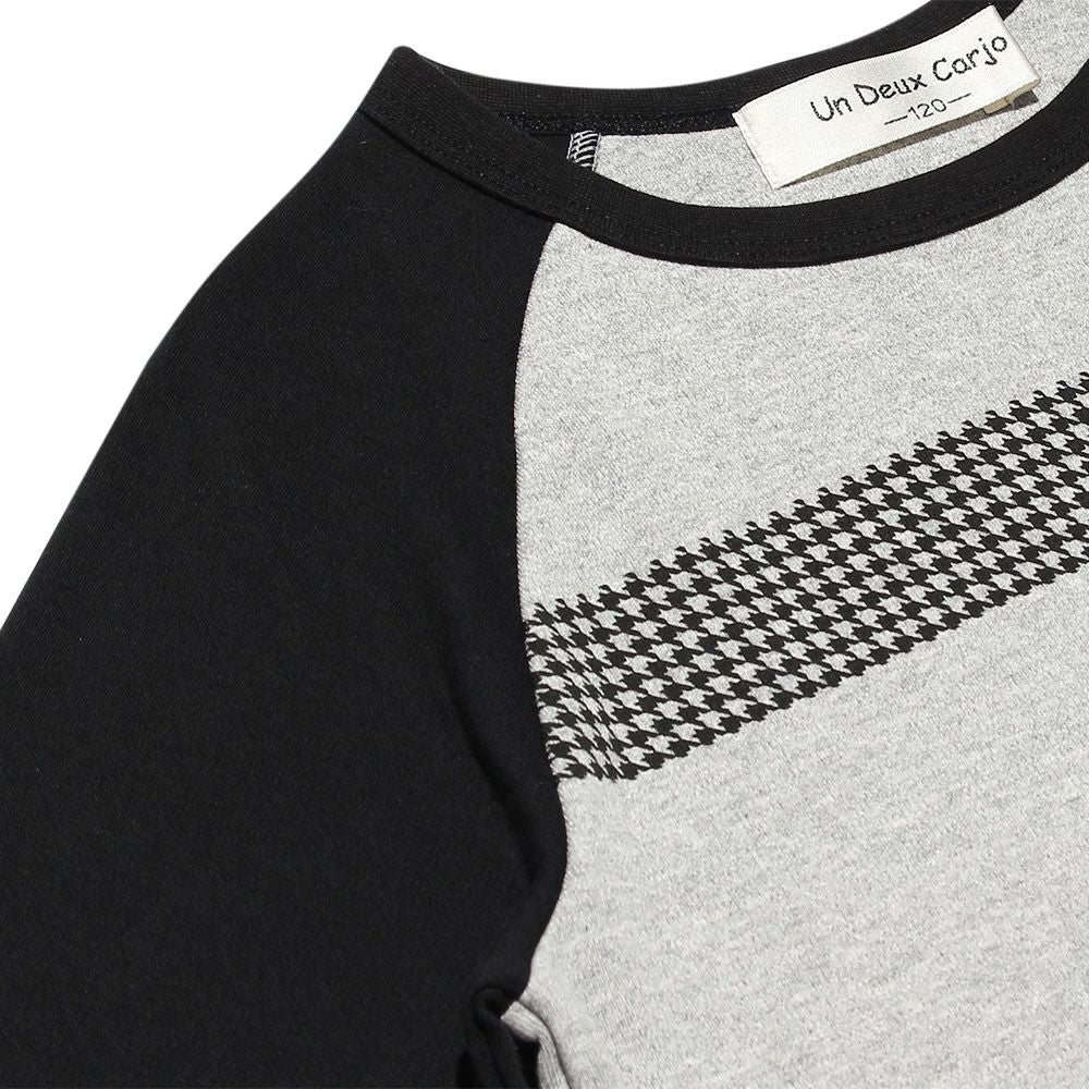 Children's clothing boy 100 % cotton raglan sleeve T -shirt heather (92) Design point 2