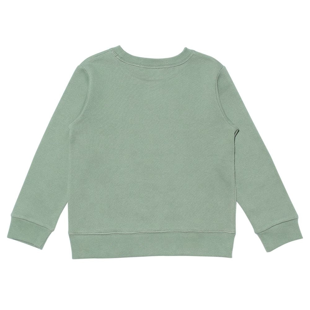 Baby Clothes Boy Boy 100 % Star Pattern Logo Print Lleuring Trainer Green (08) Back