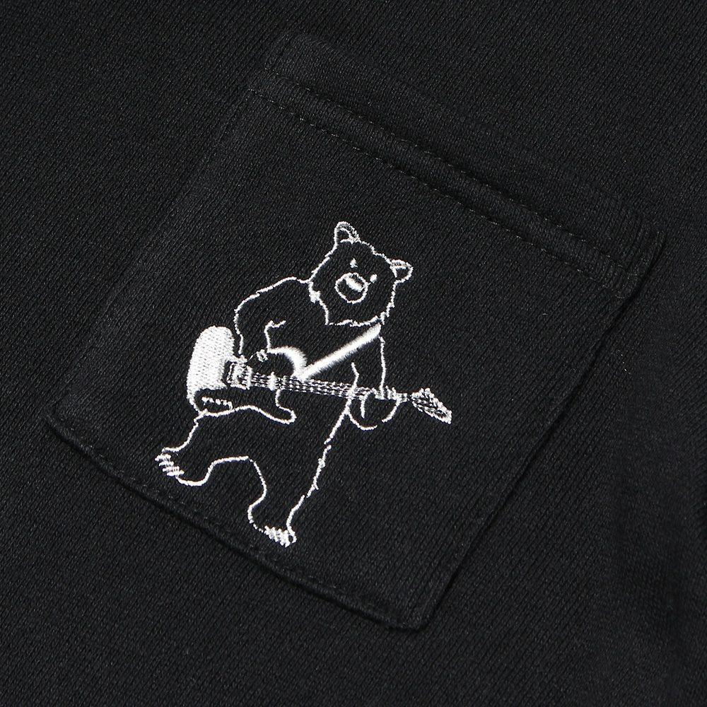 Baby Clothes Boy Boy 100 % Cotton Kuma Embroidery Musical Instruments Lleuring Trainer Black (00) Design Point 1