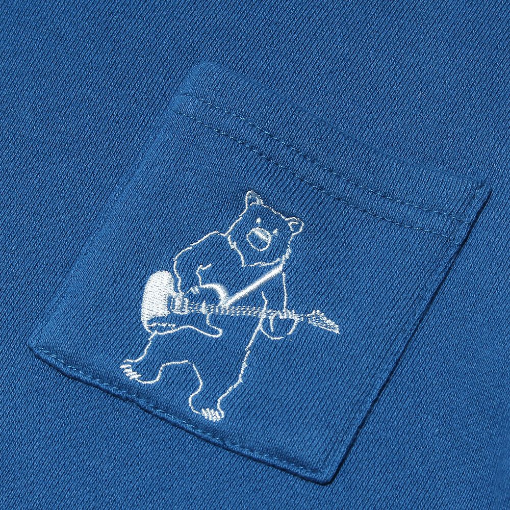 Baby Clothes Boy Boy 100 % Cotton Kuma Embroidery Musical Instruments Lleuring Trainer Blue (61) Design Point 1