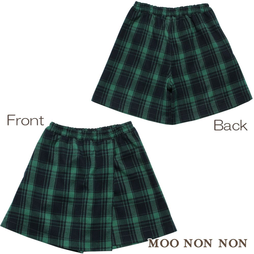 Children's clothing girl check pattern skirt style culottes
