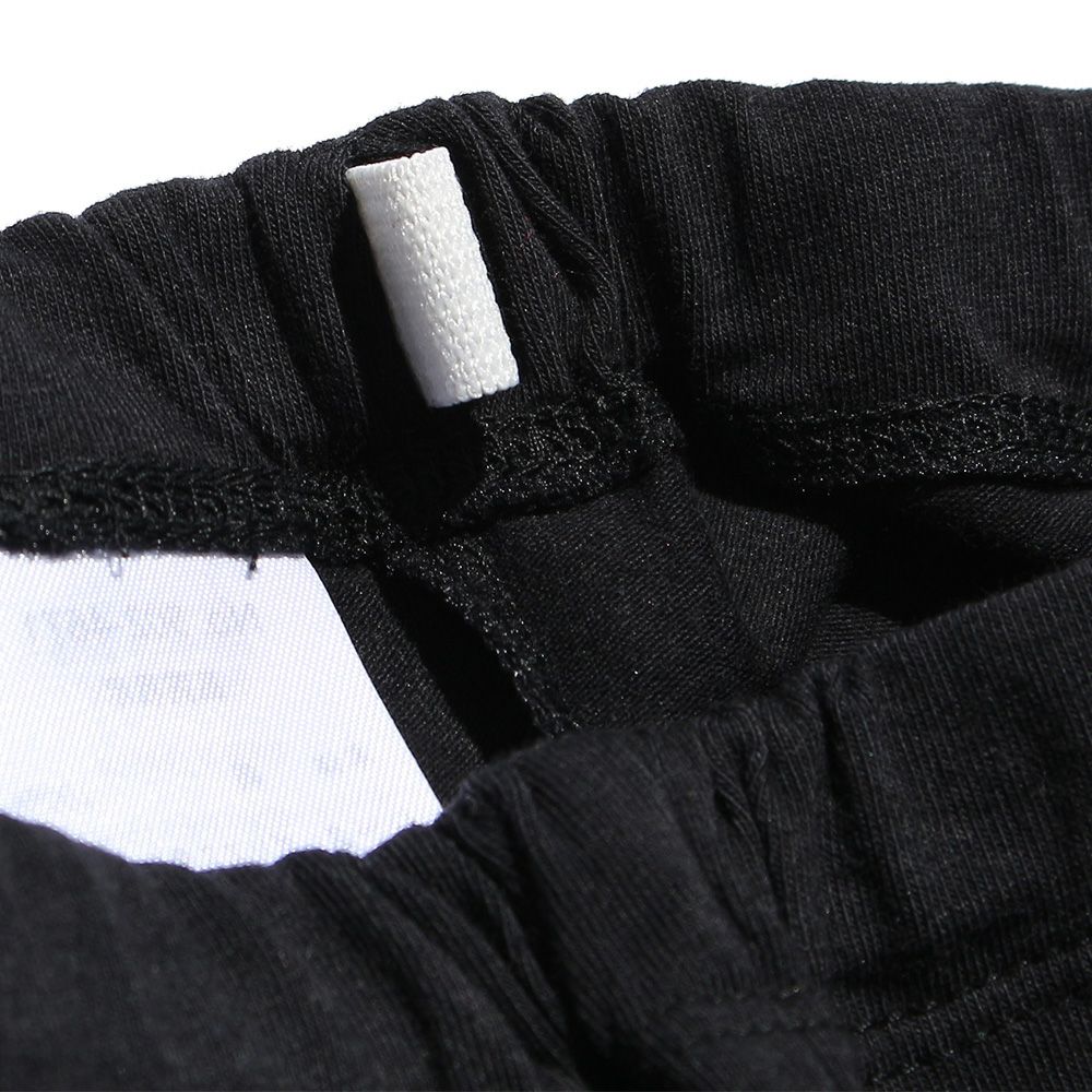 Baby size hem frills 10 -length leggings Black Design point 2