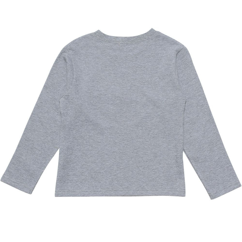 Children's clothing boy 100 % Cotton Series Series Print Train T -shirt Hoshin Glay (92) back