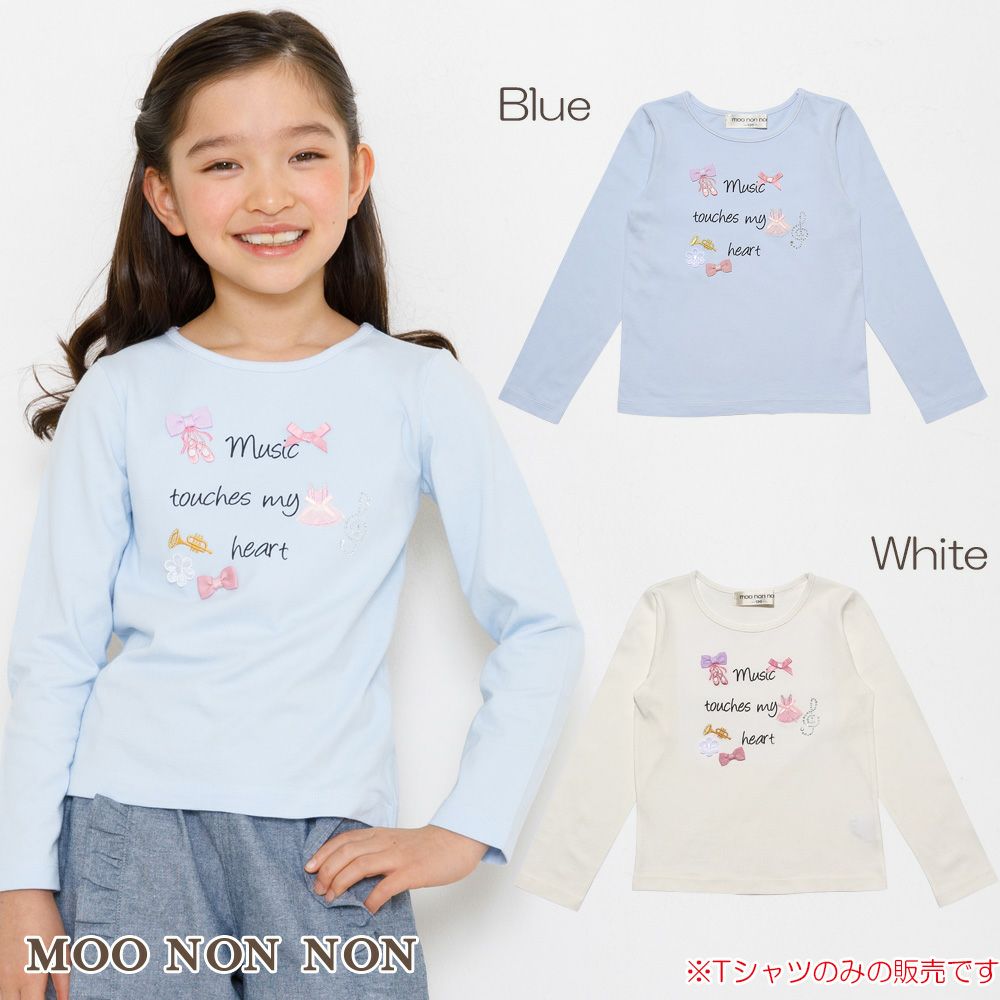 Children's clothing girl 100 % cotton logo print T -shirt