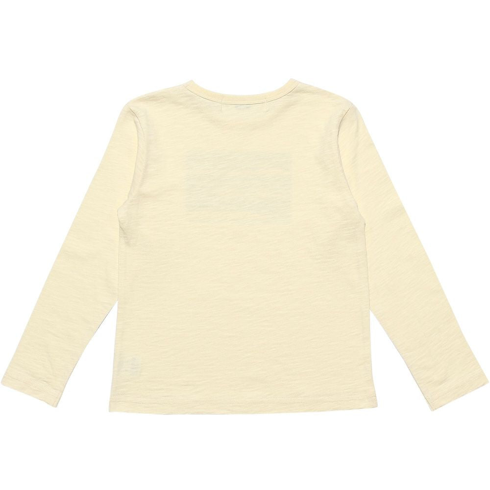 Children's clothing boy 100 % Cotton Series Train Print T -shirt Ivory (12) back