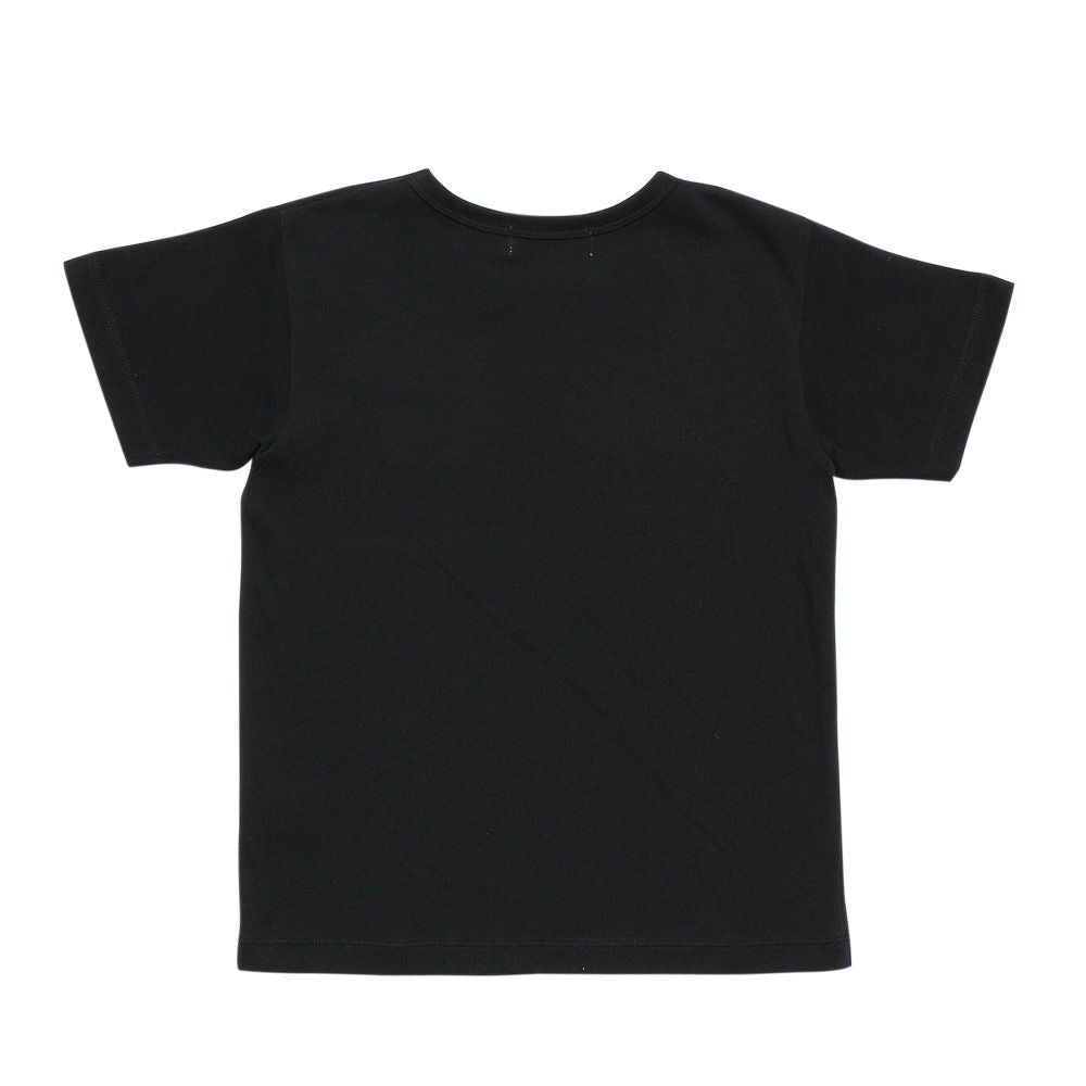 100 % cotton logo & pocket mammothif T -shirt Black back
