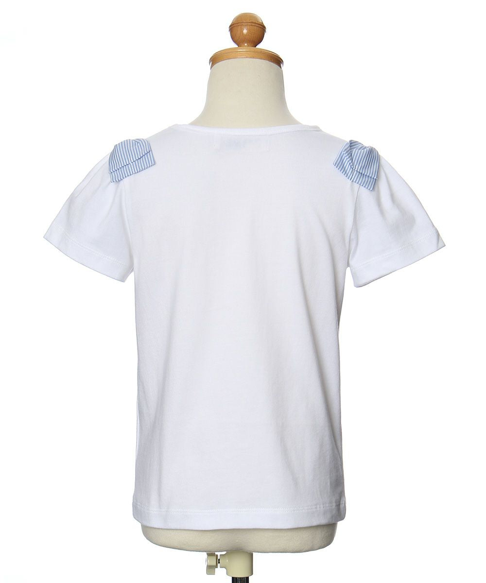 100 % cotton logo T-shirt with shoulder ribbons Off White torso