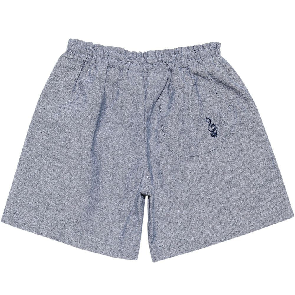 100 % cotton with scalap Dungary shorts Navy back