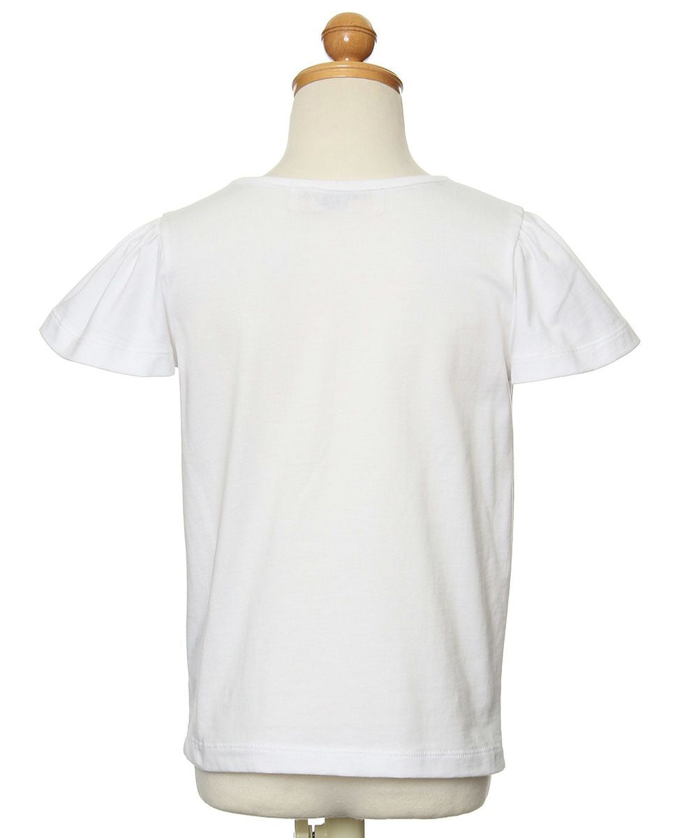 綿100％バレエプリントTシャツ Off White torso