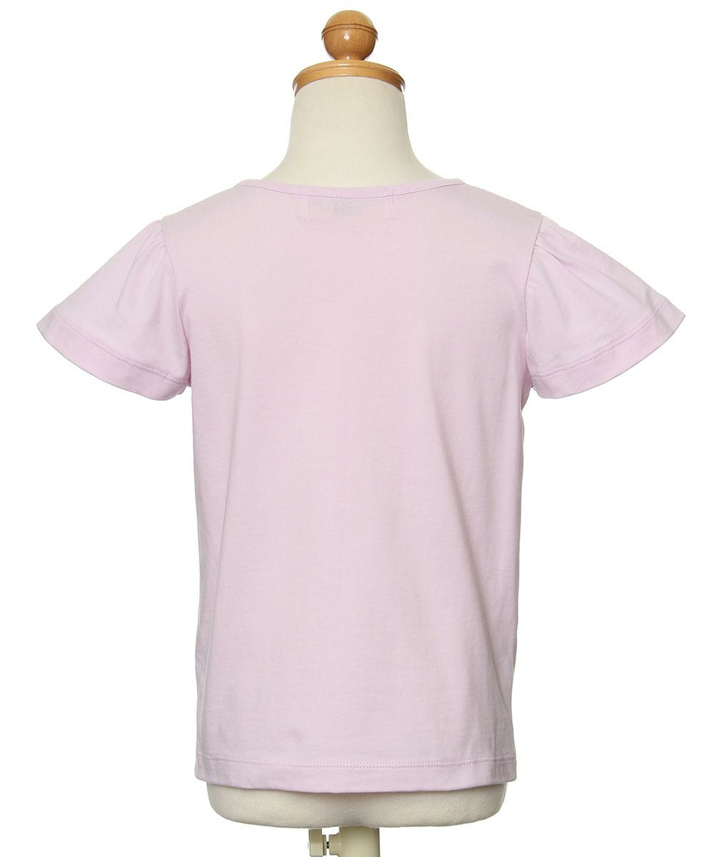 綿100％バレエプリントTシャツ Pink torso