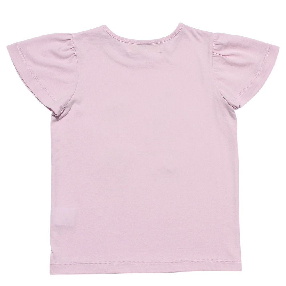 綿100％バレエプリントTシャツ Pink back