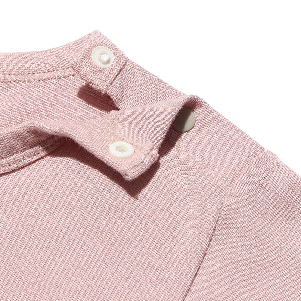 Baby Clothes Girls Boys Men and Women Cotton 100 % Cotton Print T -shirt Pink (02) Design Point 2