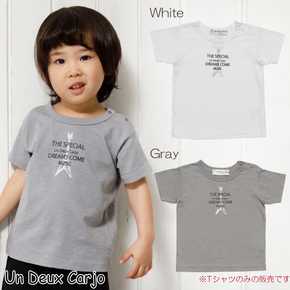 Baby Clothes Boy Baby Baby Size 100 % Cotton Guitar Print Musical Instrument Series T -shirt