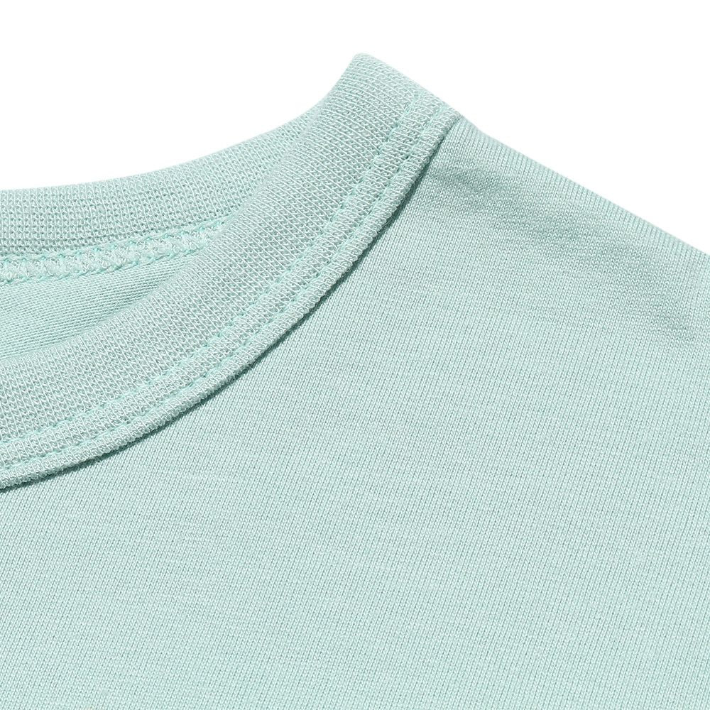 100% cotton Animal Series Bear print  T -shirt Green Design point 2