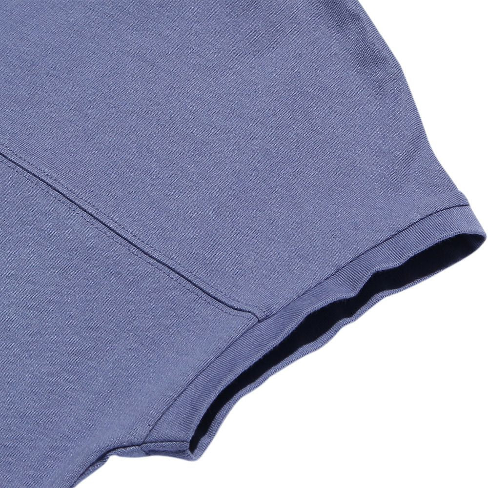Children's clothing boy 100 % cotton back logo print loose silhouette T -shirt purple (91) Design point 2