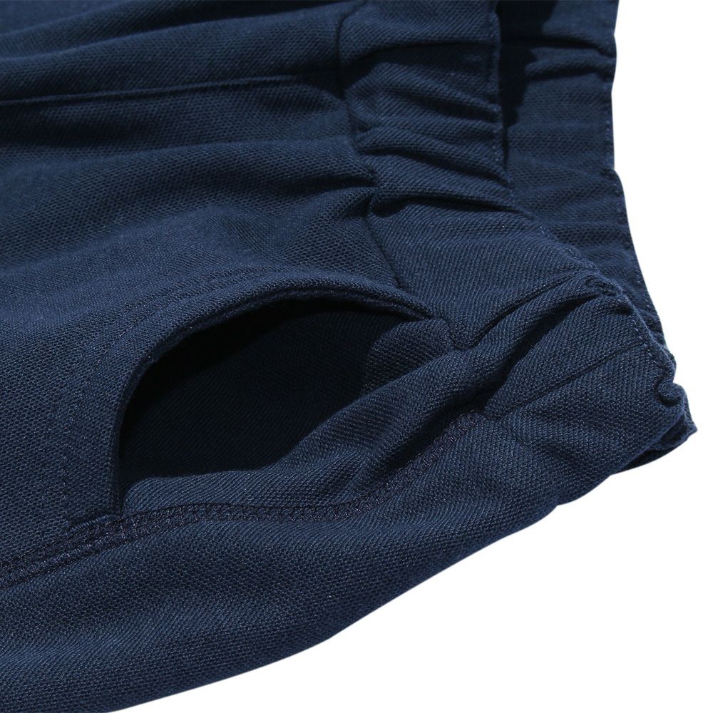 Baby size water absorption speed dry original patch with pocket shorts Navy Design point 2