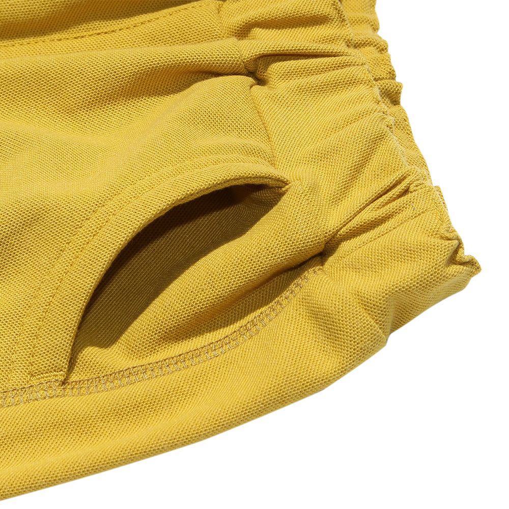 Baby size water absorption speed dry original patch with pocket shorts Yellow Design point 2