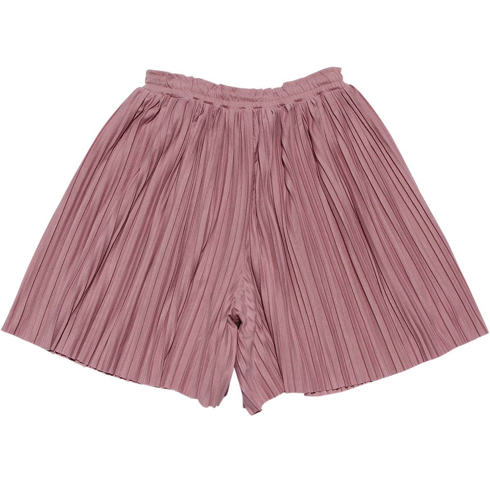 Children's clothing Girl Waist Rubber Preeculot Pants Pink (02) back