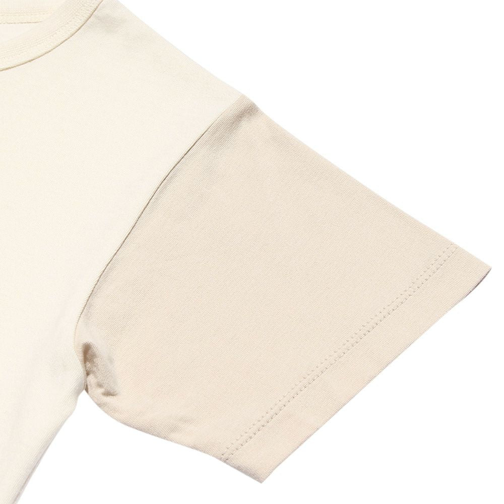 100 % cotton vehicle series London bus motif print T -shirt Ivory Design point 2
