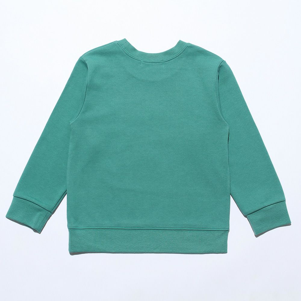 Children's clothing boy shovel car & logo embroidery vehicle series back hair green (08) back