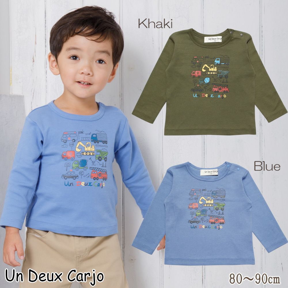 Baby Clothes Boy Boy Baby Size 100 % Cotton Working Car & Logo Print Ride Series T -shirt