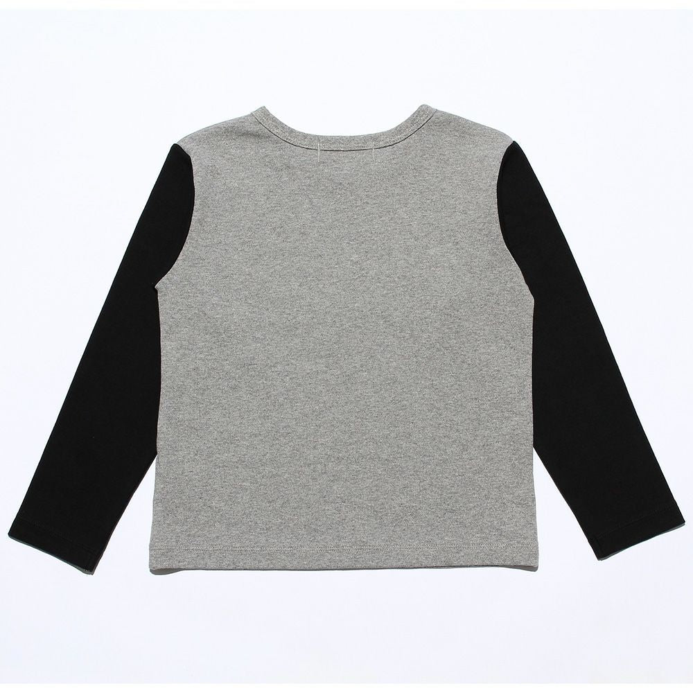 Children's clothing boy 100 % cotton train & logo print vehicle series T -shirt heather (92) back