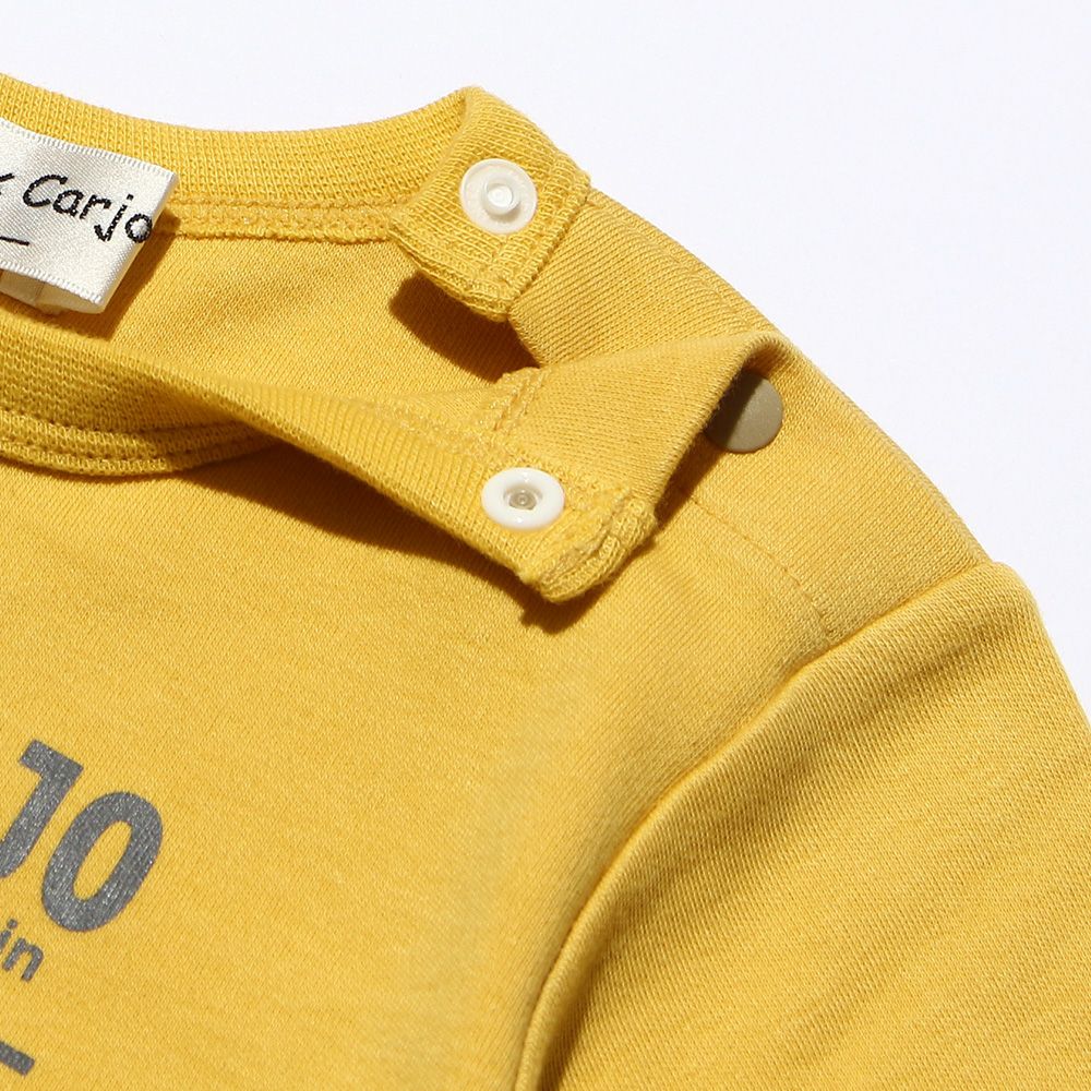 Baby Clothes Boy Boy Baby Size 100 % Cotton Train & Logo Print Vehicle Series Yellow (04) Design Point 2