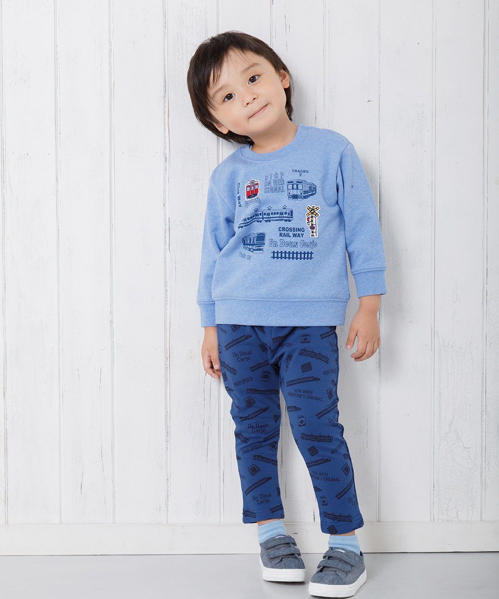 Baby Clothes Boy Baby Baby Size Train Series Series Series Fleet Trainer Blue (61) Model Image General Body