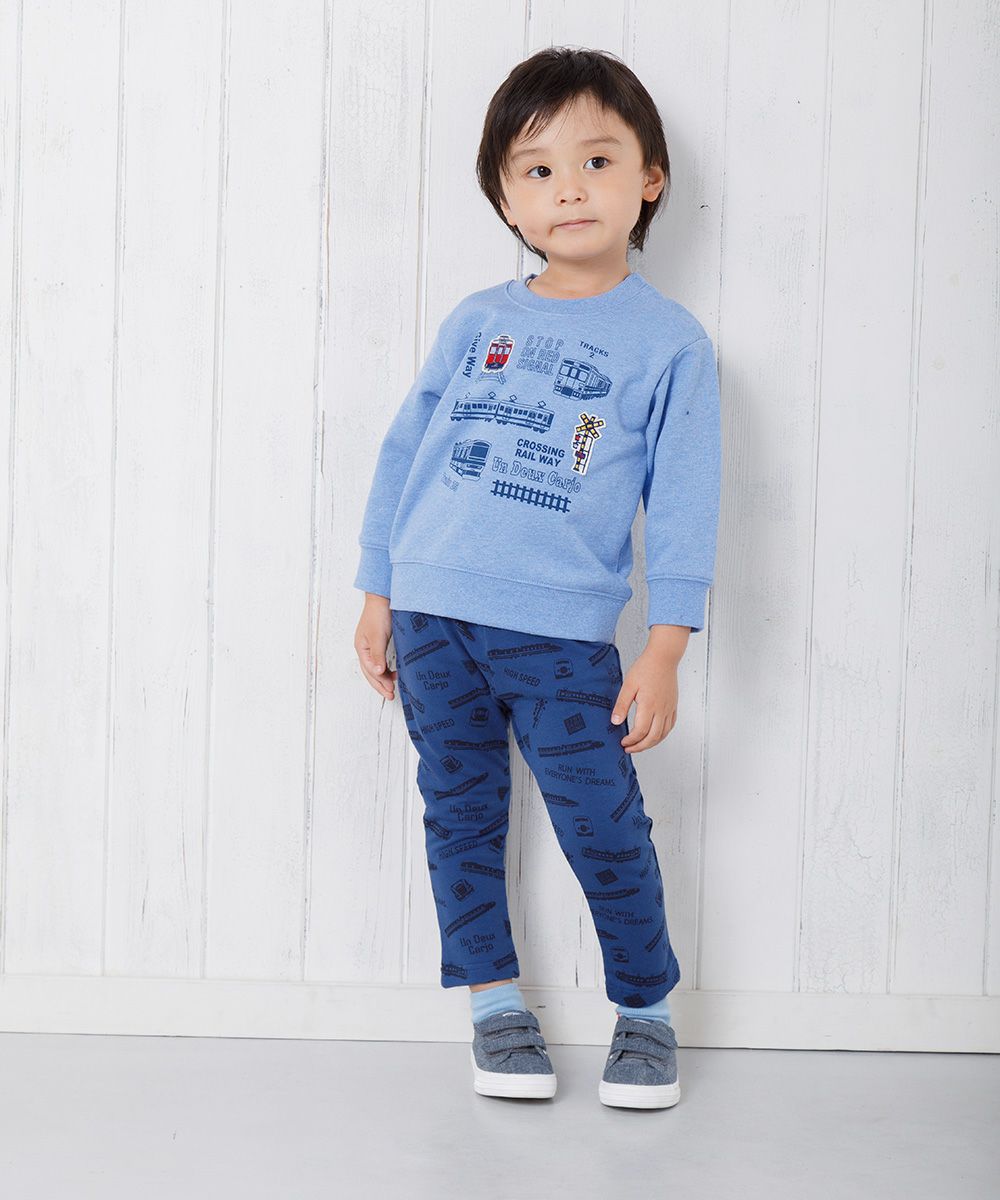 Baby Clothes Boy Baby Size Baby Size Vehicle Series Series Series Fleet Trainer Blue (61) Model Image 2