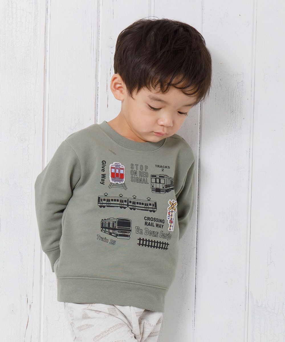 Baby Clothes Boy Baby Baby Size Train Series Series Series Fleet Trainer Khaki (82) Model image Up