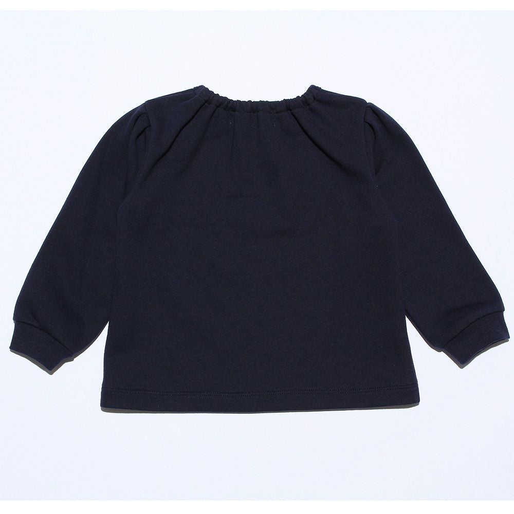 Backy size back motif with back hair trainer Navy back
