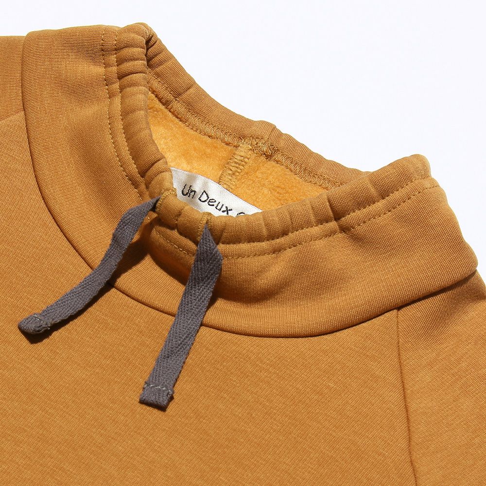 Kangaroo pocket There was a back shaggy trainer Orange Design point 1