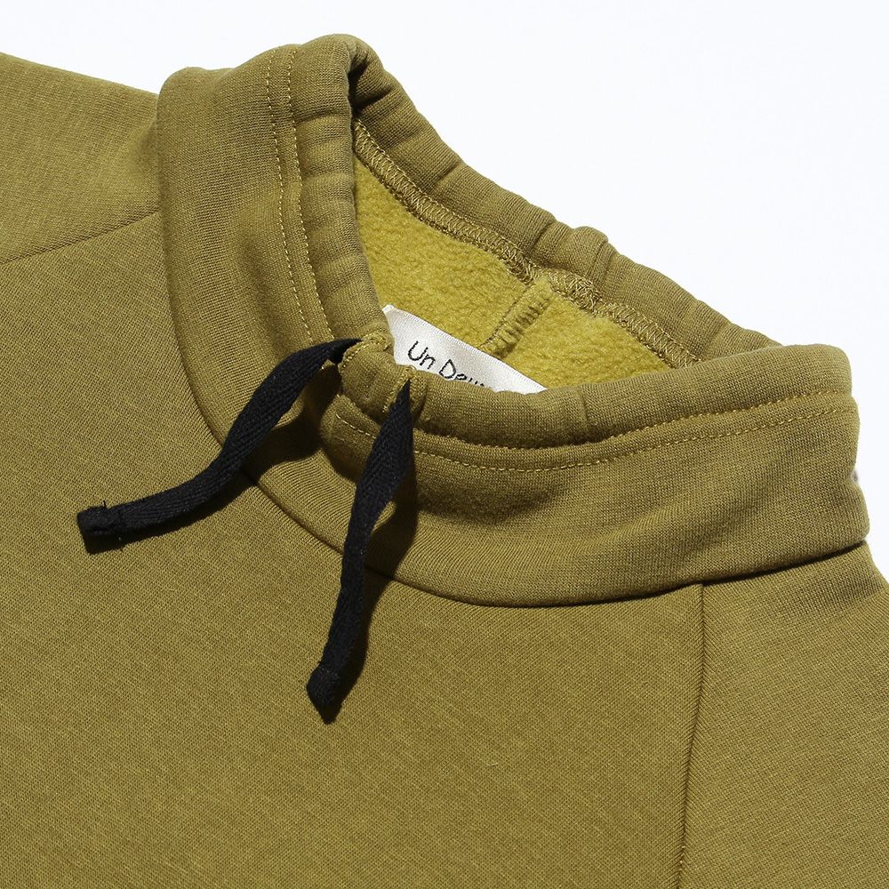 Kangaroo pocket There was a back shaggy trainer Khaki Design point 1