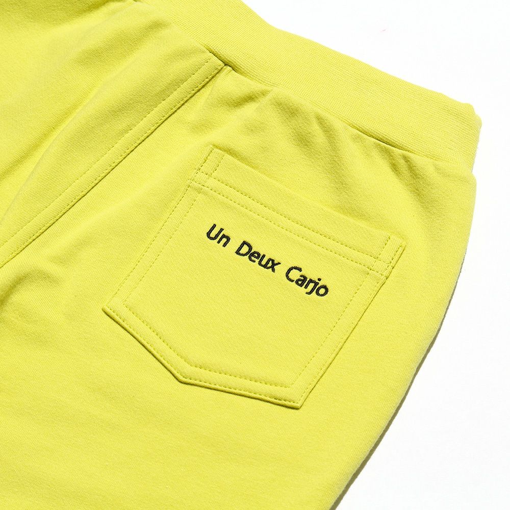 Mini fleece shorts Yellow Design point 1