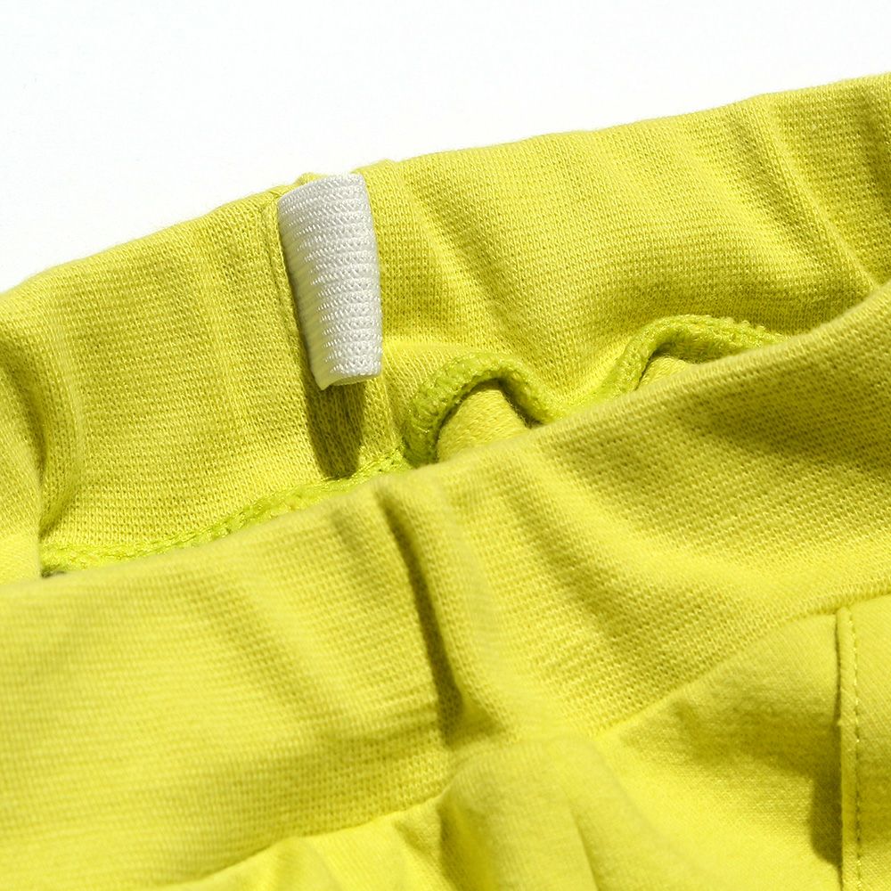 Mini fleece shorts Yellow Design point 2