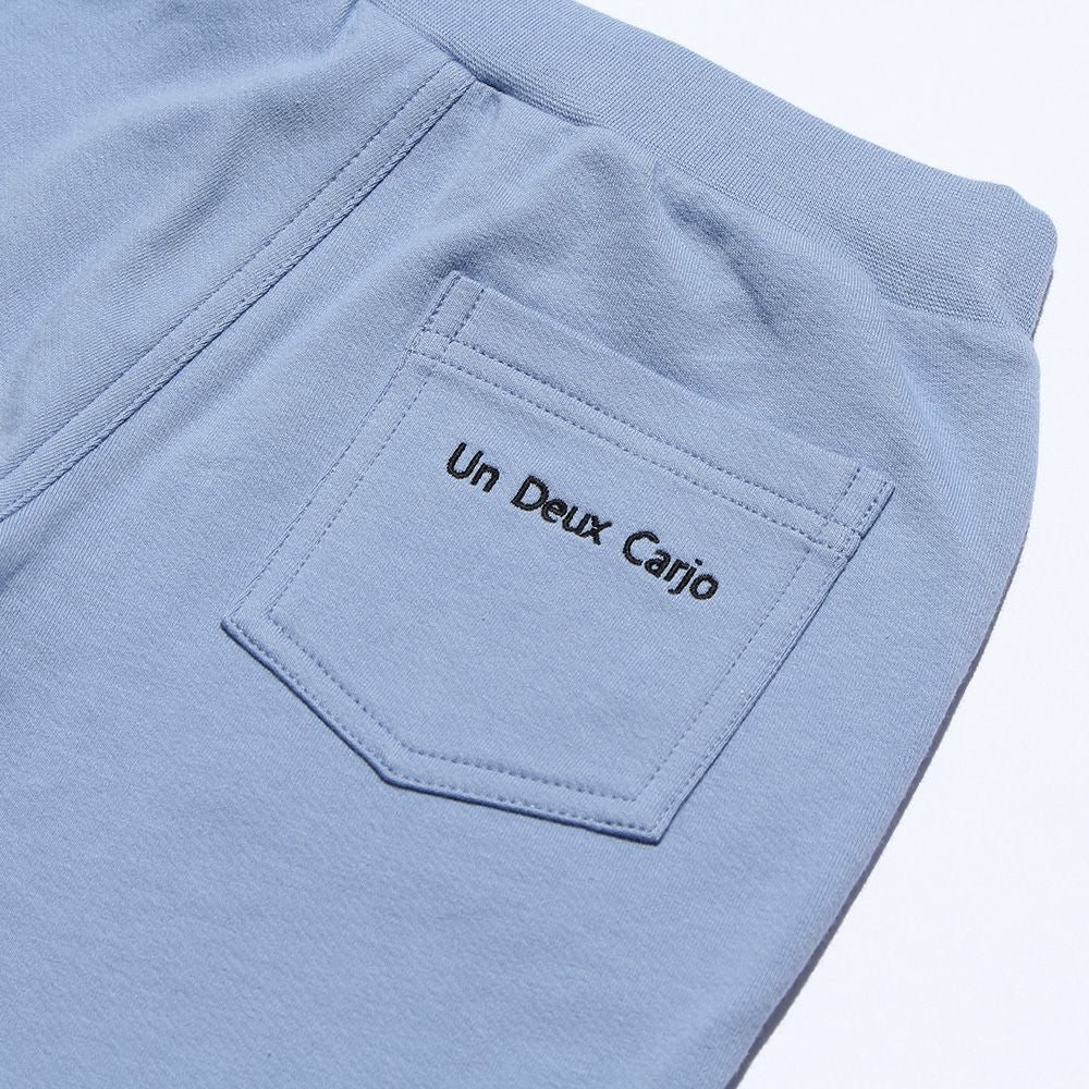 Mini fleece shorts Blue Design point 1