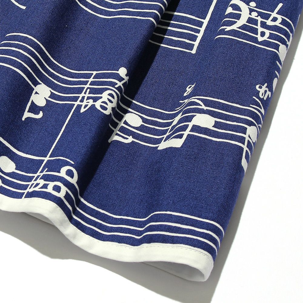 Japanese note dress dress Blue Design point 1