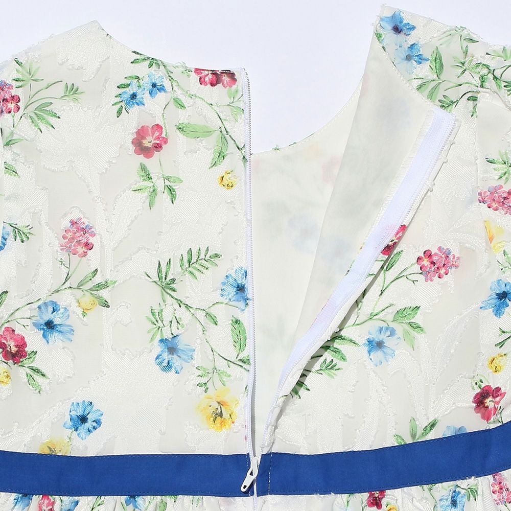 Japanese floral pattern dress Off White Design point 2