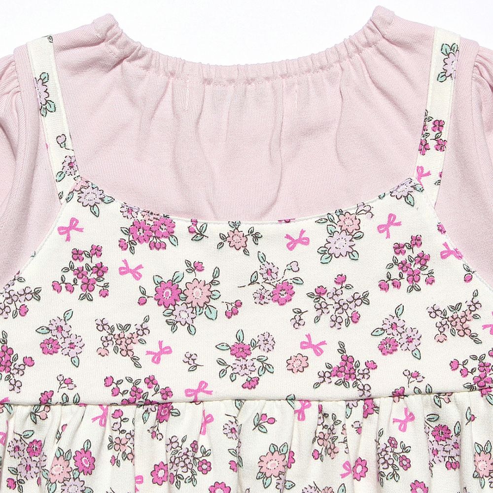Baby Clothing Girl Baby Size Floral Purchase Docking Docking One Pink (02) Design Point 1