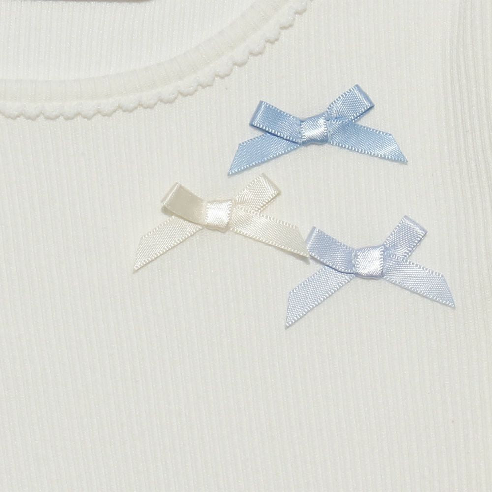 T -shirt with tulle frilled with ribbon Off White Design point 1