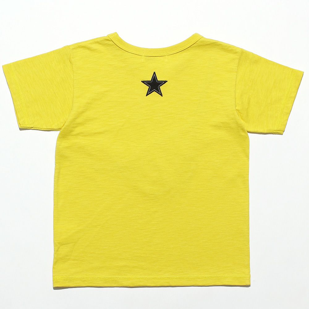 Sling bag-style T -shirt Yellow back
