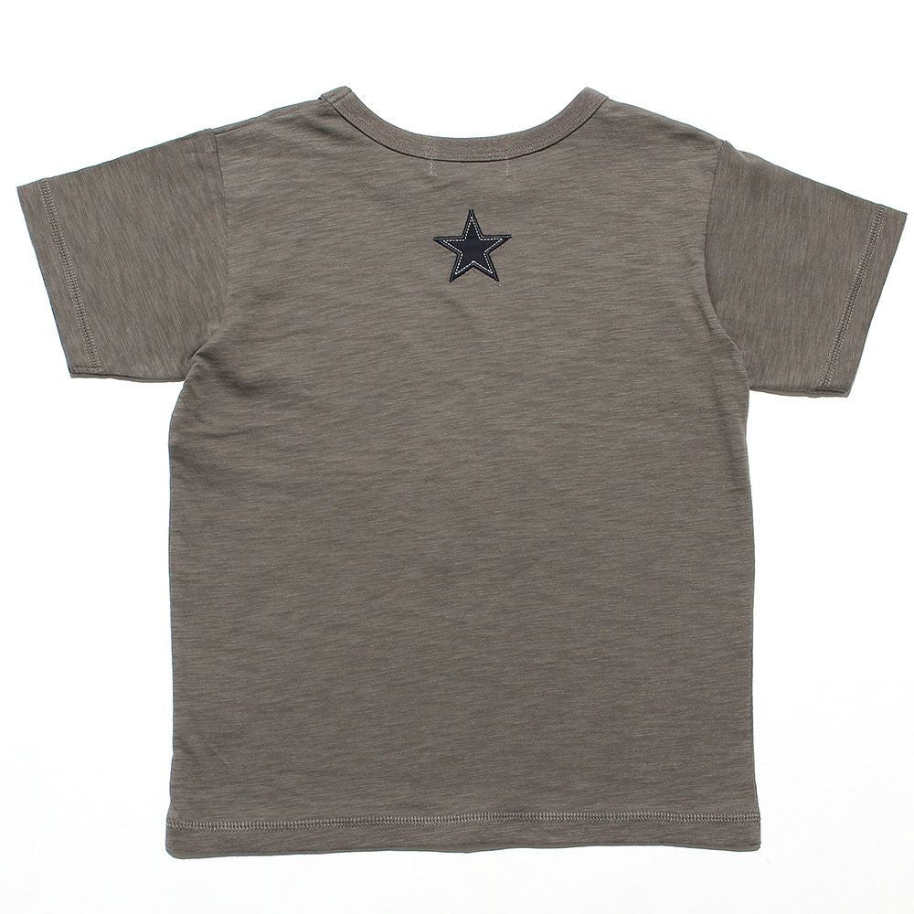 Sling bag-style T -shirt Charcoal Gray back