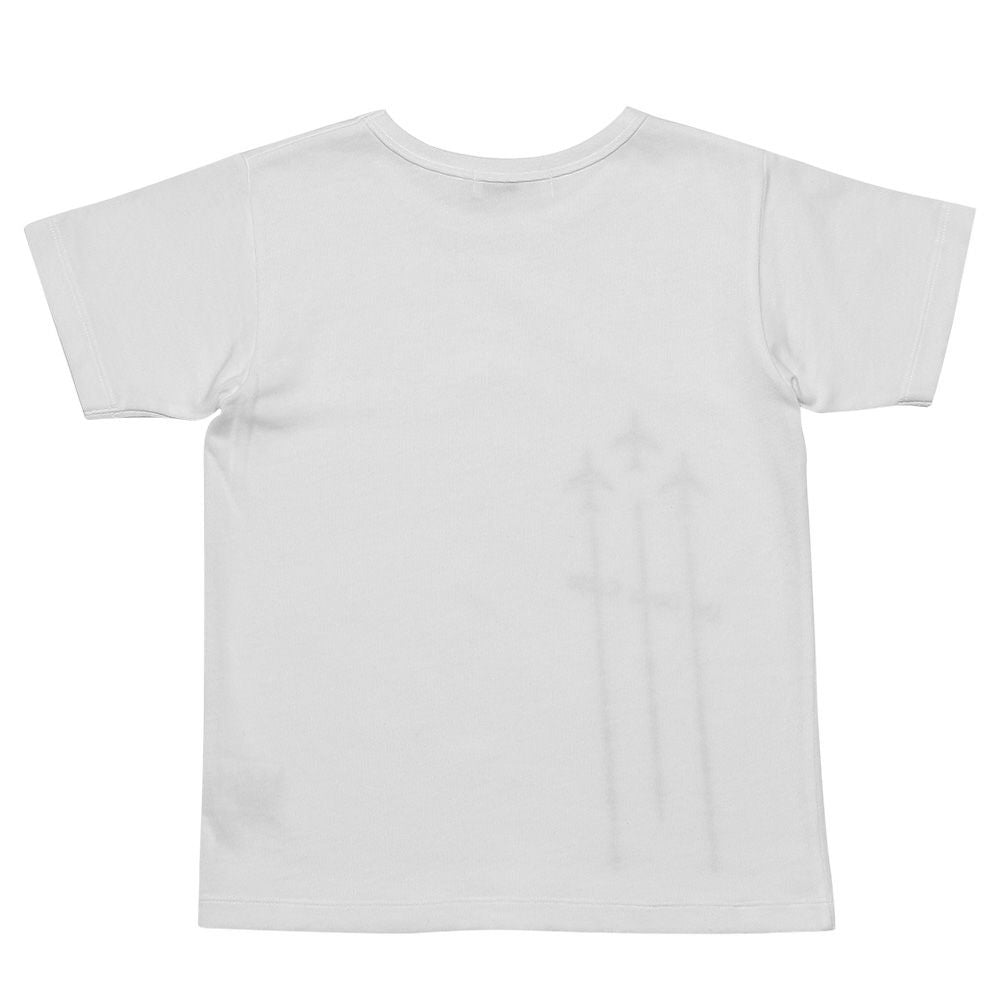 100 % cotton airplane print T -shirt Off White back