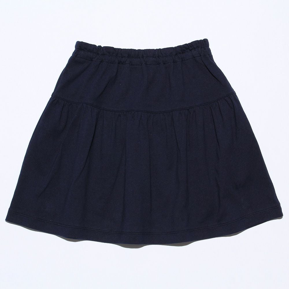 100 % cotton skirt with ribbon Navy back