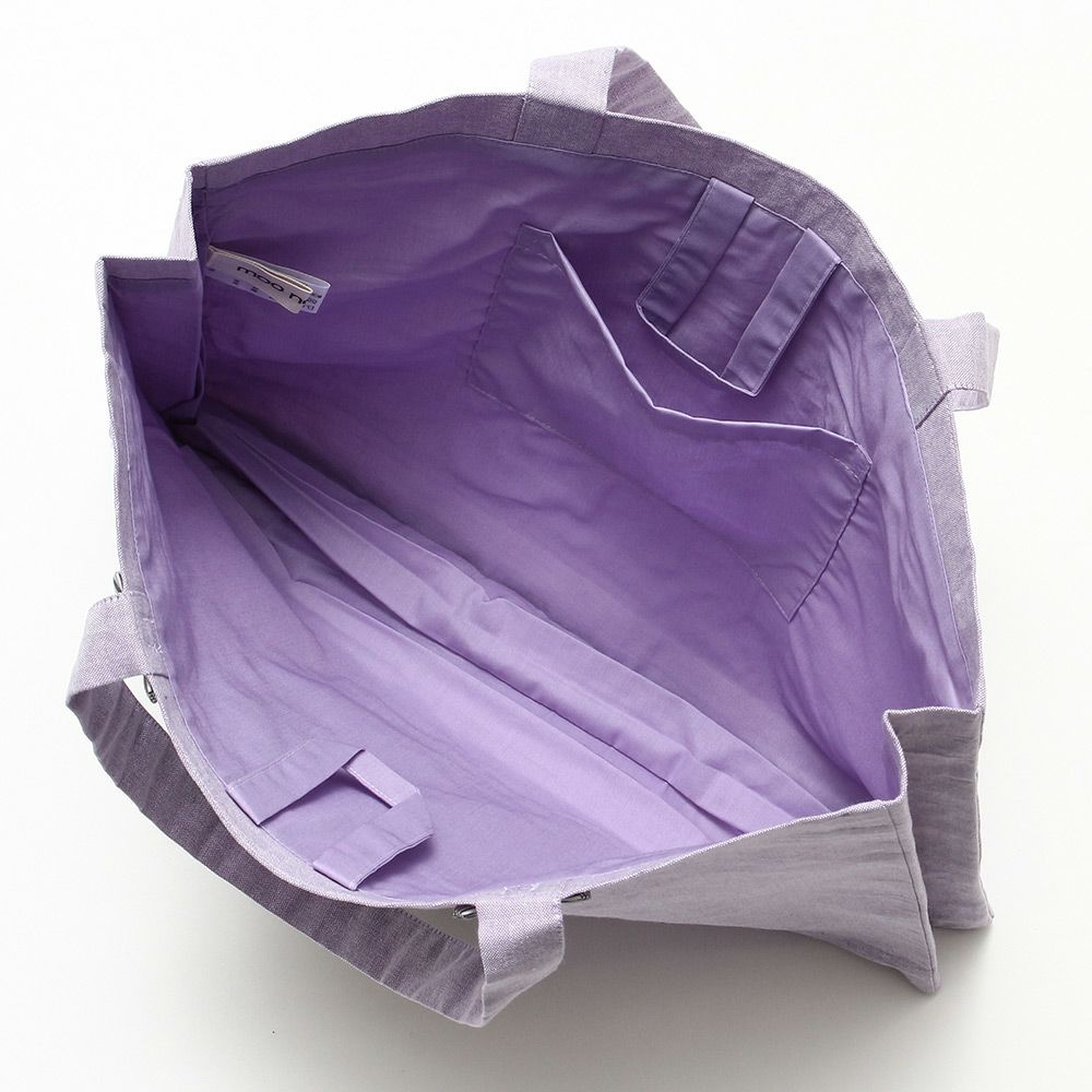 Dangaloat bag with girl motif Purple Design point 2