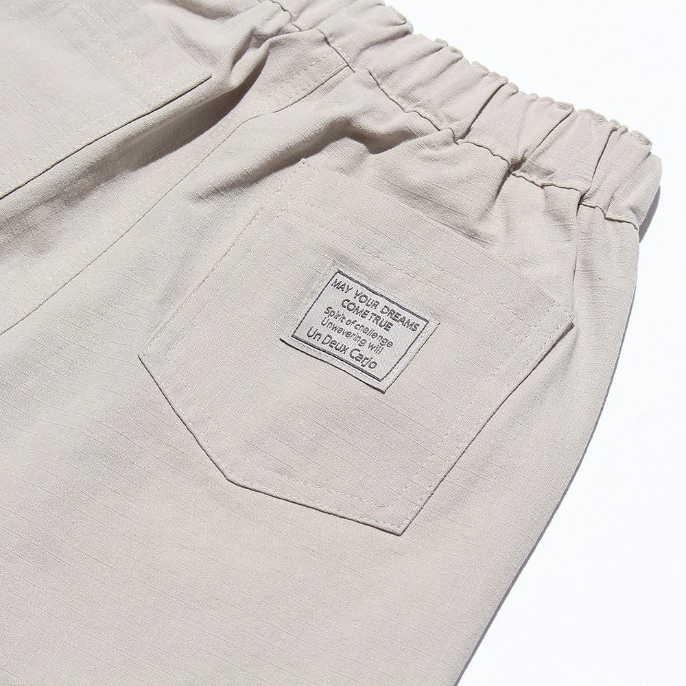 100 % cotton shorts Gray Design point 1