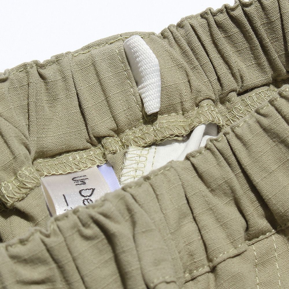 100 % cotton shorts Khaki Design point 2