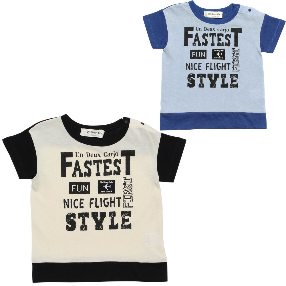 Baby size 100 % cotton word print T -shirt  MainImage