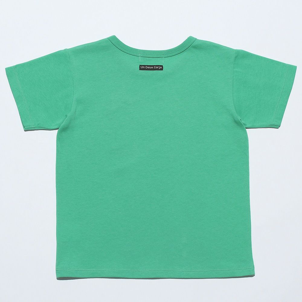 100 % cotton  dinosaur T -shirt Green back
